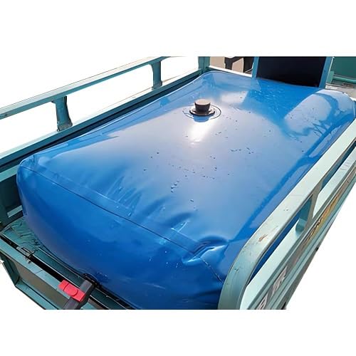 Piscinas Desmontables, Almacenamiento De Agua Contenedores De Vejiga Portátil Depósito De Agua Plegable Contenedores De Almacenamiento De Agua, con Válvula Bolsa De Agua Blanda(8000L/4x2x1cm)