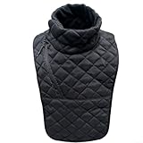 Atmungsaktive und warme Motorrad-Halsabdeckung für Outdoor-Aktivitäten mit wasserdichtem und winddichtem Schutz und verstellbarem Design (schwarz)