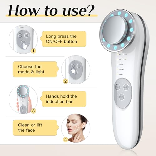 Sasaajiji ES-1022 Microcurrent Facial Device Facial Massager Face Roller Tools thumb #5