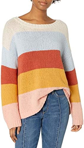 Billabong Women's Lost Paradise Crew Neck Sweatshirt, Multi, L