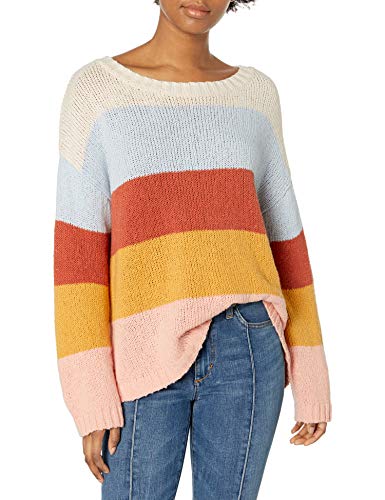 Billabong Women's Lost Paradise Crew Neck Sweatshirt, Multi, L #TOP18