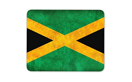 Drapeau de la Jamaïque Jamaïque Pays Tapis de Souris Pad - Cadeau Patriotique Ordinateur # 14366