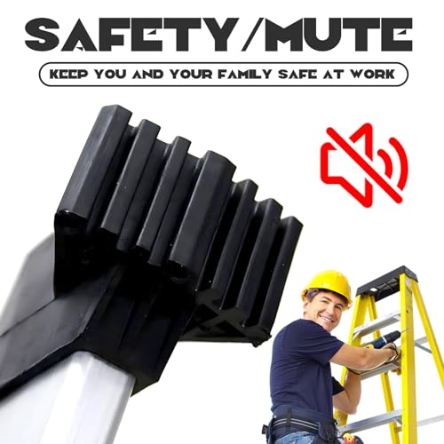 4 Stücke Rutschfeste Leiterfüße, Rutschfeste Leiterfußabdeckung, Leiter Rutschfeste Leiterfüße, Schutzkappen für Leiterfüße Leiter Teleskopleitern Fischgrätleitern Strapazierfähige Leiterfußkissen