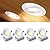 Ensenior 4 Pack 4 inch 5CCT LED Gimbal Led Recessed Light with Junction Box, 360°+90° Adjustable Directional Eyeball Lighting, Dimmable, 2700K/3000K/3500K/4000K/5000K, 950LM, 10W=85W-ETL&FCC