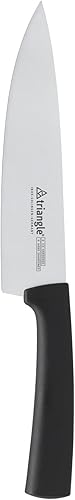 triangle Cuchillo de chef - Hoja de acero inoxidable de 7 pulgadas - Mango ligero y equilibrado - Apto para lavavajillas - Fabricado en Alemania