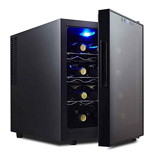 Mini refrigerador Negro, vino y bebidas Refrigerador para refrescos Cerveza Vino Puerta de vidrio de acero inoxidable Máquina dispensadora de bebidas pequeña Pantalla digital Enfriador de cerveza para
