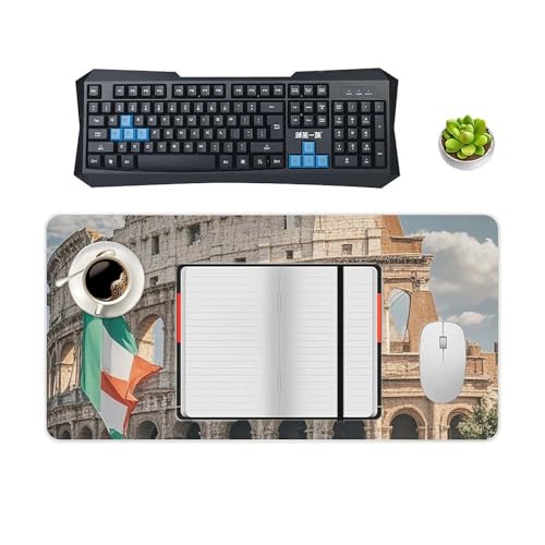 Protector para escritorio con diseño Coliseo Romano y bandera italiana miniatura 4