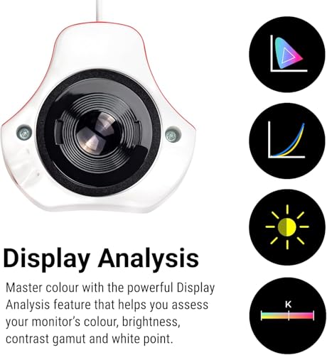 datacolor Spyder - Monitor Calibrator for Graphic Designers, Photographers, and Content Creators, Shows You True Colors, Works on OLED Monitors & LED Screens, Easy-to-Use Color Calibration Tool
