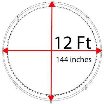 12' New Trampoline Depot Deluxe Blue Vinyl Trampoline Pad #TOP1