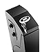 Gun Pistol Safe Storage Handgun Pistol Quick Access Safe Under-desk Electric Keypad Lock Home Office Bedside Security Black