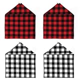 Utilisations : ces housses de chaise sont parfaites pour améliorer l'ambiance des fêtes de vacances ou des dîners de famille quotidiens, ce qui en fait un choix pour toutes les occasions.