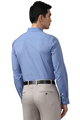 Image of Peter England Men's Solid Slim Fit Shirt