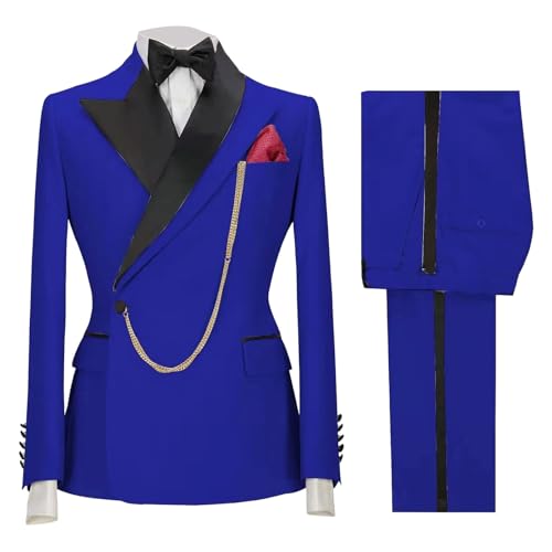Blazer et pantalon costume homme double boutonnage pour corriger la posture avec élégance