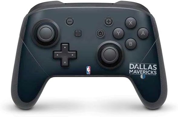 Skinit Decal Gaming Skin Compatible with Nintendo Switch Pro Controller - Officially Licensed NBA Dallas Mavericks Hardwood Classics Design