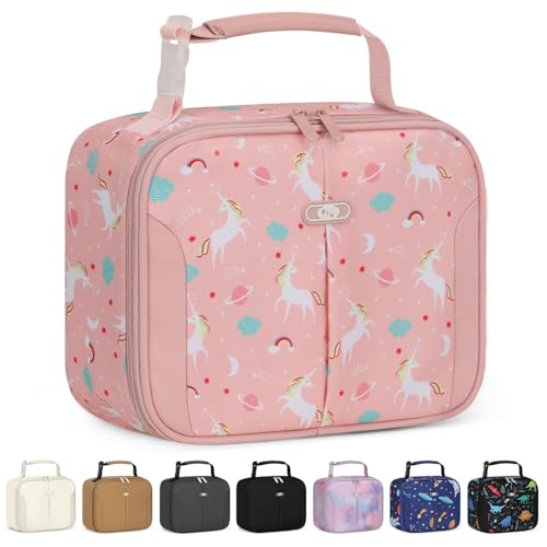 Capolo Lunch Bag Kids,Insulated Reusable Lunchbox Back to School Boys Girls