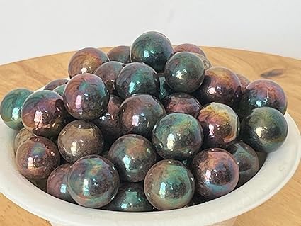 Awadh- 100 Pcs Big Size Desi Kancha Decorative Stones for Home Decor Glass Marbles Goli Round Assorted Kancha Pebbles Decorative Stones for Glass Marbles Goli, Plying Kancha Goli - (25 mm) | |-image-16