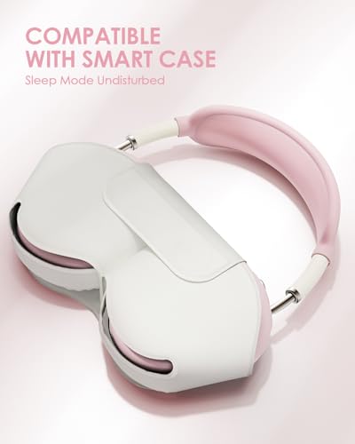 Yinke Silicone Case Cover for Airpods Max Headphones USB-C/Lightning, AirPods Max Accessories Ear Pad Case Cover/Ear Cups Cover/Headband Cover Soft