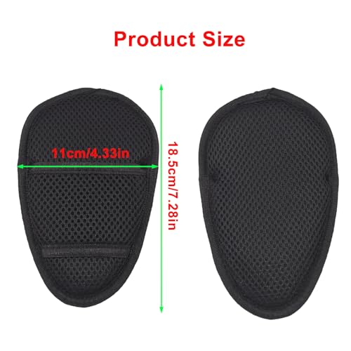 Image of 2 Pack Car Seat Crotch Cushion Universal Cushion Crotch Pads,Stroller Crotch Pads for Car Seat Pushchair for Comfort Cushion Car Seats Covers(Black)