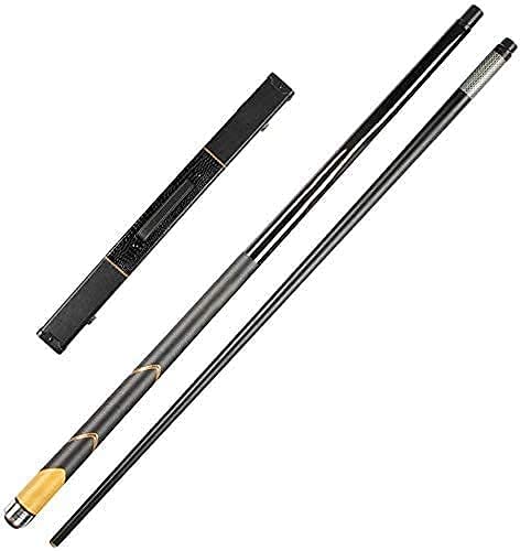 Taco de billar profesional de arce 58 pulgadas 19-20 Oz negro