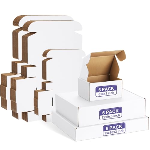 Eupako 18 Pack Assorted Small Shipping Boxes
