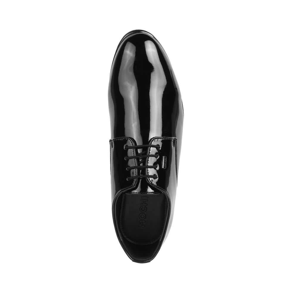 Mochi Men Faux Leather Glossy Lace-Up Formal Shoes 8 417aMuDWNCL. SL1000