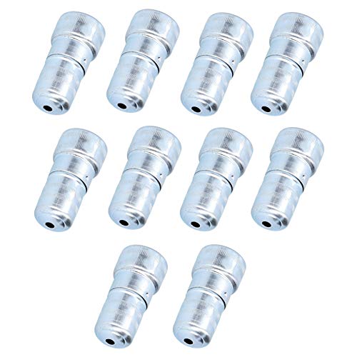 HUSHUI Juego de Cepillos de Limpieza de Terminales de Acero Inoxidable de 10 Piezas para Eliminación de Suciedad y Corrosión de Postes de Batería de Automóvil, Diseño Liviano y Compacto para un Fácil