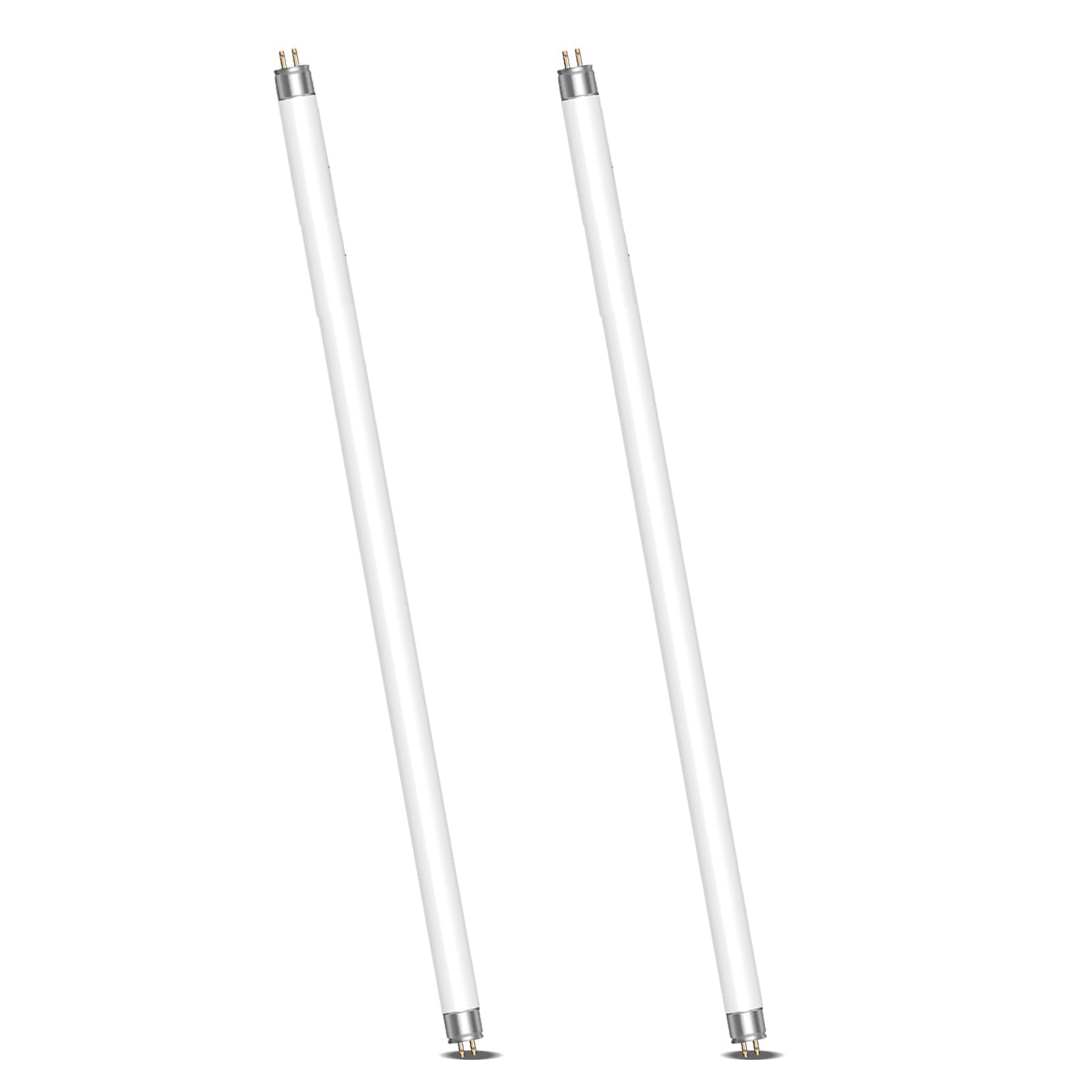 2 Stück 13W Leuchtstoffröhre, Größe: 525mm, T5 Kaltweiß 4000K, 1000LM, G5-Sockel, Röhrenlicht mit Geringem Energieverbrauch, Energiesparlicht für den Notfall, Geeignet für Küche, Bad, Schrank, Garage