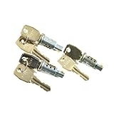 LAND ROVER DEFENDER 90/110 LOCK BARREL & KEY SET, 3 LOCKS AND KEYS MTC6504
