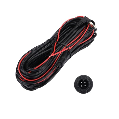 Image of 33FT Rear Camera Extension Cable for WOLFBOX G840S /G930 /G850 /G840H(Type-C) /G900 /i07 /i17 /T10 Plus, for Wolfbox Extension Cable 4-Pin 2.5 mm Pure-Copper Wire for Cars, Trucks, SUVs & Vans
