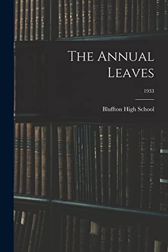 The Annual Leaves; 1933