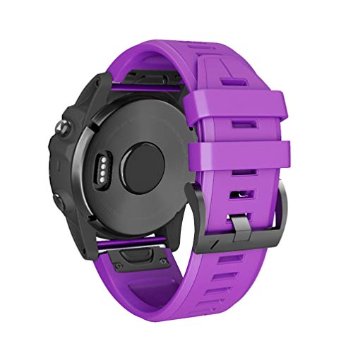 Sportarmband mit Schnellentriegelung, Ersatz f&uuml;r Garmin Fenix 3/Fenix 3 HR/Fenix 5X/Fenix 5X Plus Smart Watch (lila)