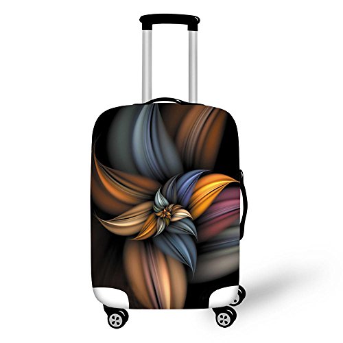 Elastische Kofferschutzhülle Kofferschutzbezug extra dick Gepäckschutz Kofferbezug Kofferhülle Luggage Cover Koffer Hülle Schutzbezug mit Reißverschluss (L (26 