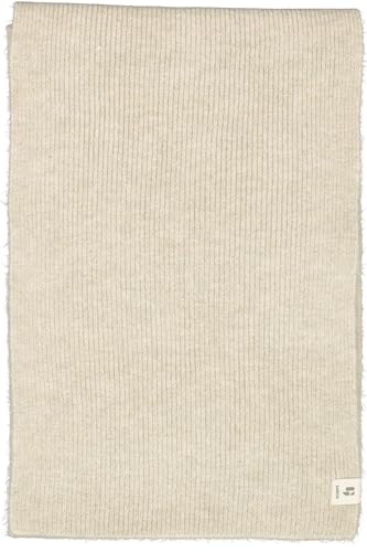 Écharpe beige maille côtelée GARCIA accessoire hiver uni chaud taille unique TU