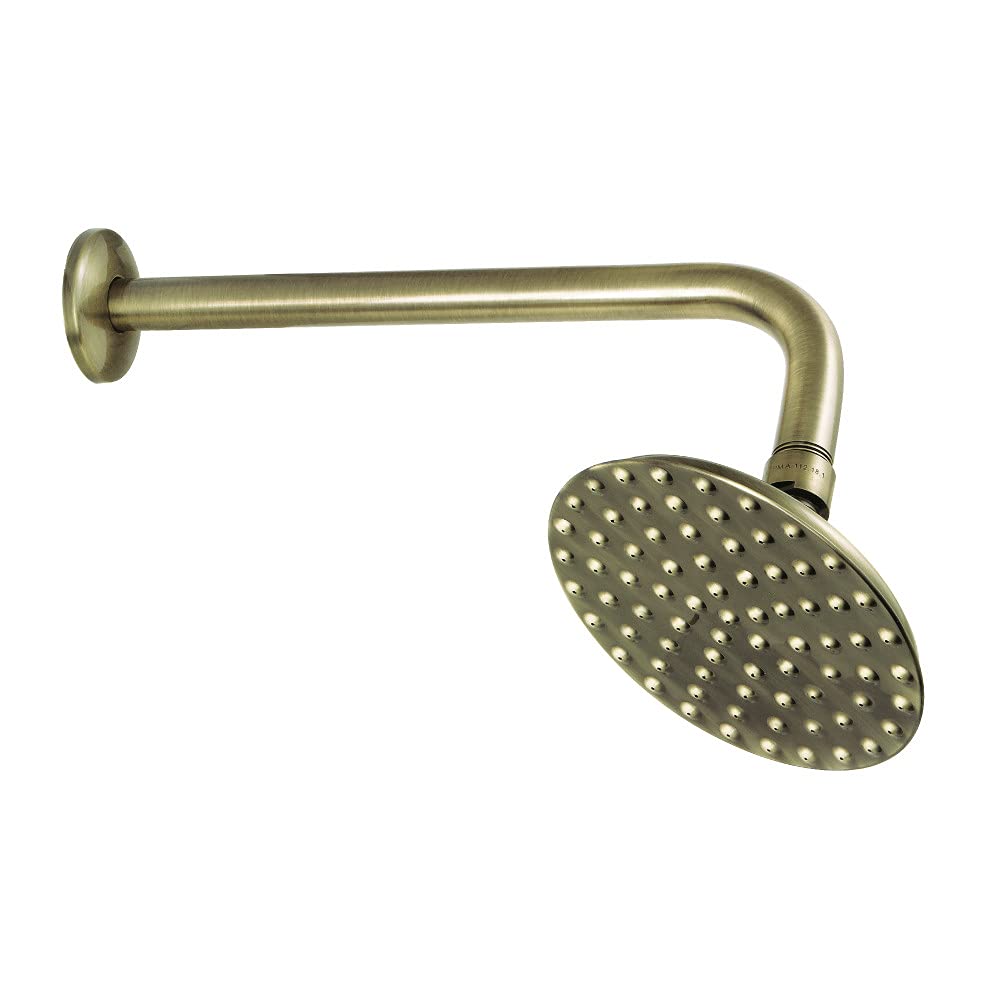 Pomme de douche Kingston Brass K135A3CK laiton antique contre calcaire visi