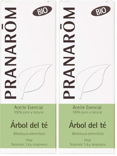 PRANAROM - Árbol del Té Bio - Aceite Esencial Quimiotipado - Defensas Naturales - 100% Puro y Natural - HECT - 10ml (Paquete de 2)