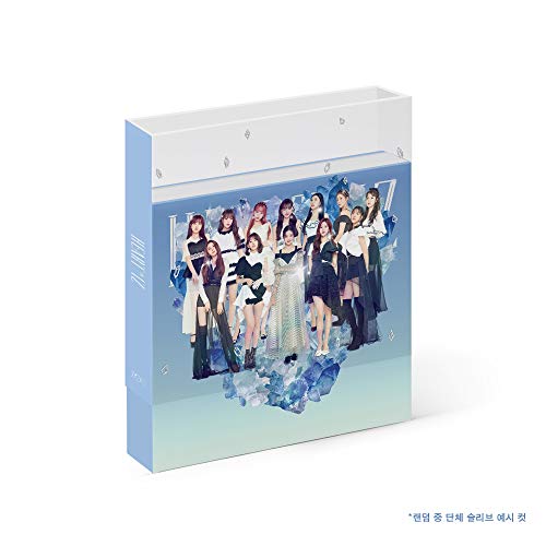 Off The Record IZONE IZONE - HEARTIZ [Sapphire ver.] (2nd Mini Album) 1CD+106p Photobook+Clear Sleeve+Mini Photobook+2Photocards+Pop-up Card+Folded Poster+Double Side Extra Photocards Set