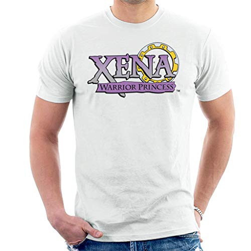 Xena Warrior Princess T-Shirt Homme noir en coton col rond imprimé All+Every