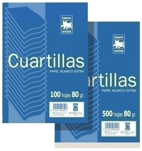 Lot de 10 feuilles de papier A5 80 g 100 h lisse (quadrille)