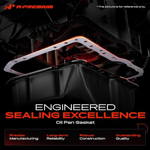 A-Premium 2.4L Engine Oil Pan Gasket Set, Compatible with Jeep, Dodge, Chrysler & Plymouth Cars - Wrangler, TJ, Liberty, Grand Caravan, Stratus, Sebring, PT Cruiser, Cirrus, Stratus, Voyager, Breeze by A-Premium - Used condition - Image 2