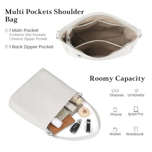 Image of befen Soft Genuine Leather Hobo Bags Purse for Women Crossbody Shoulder Bag