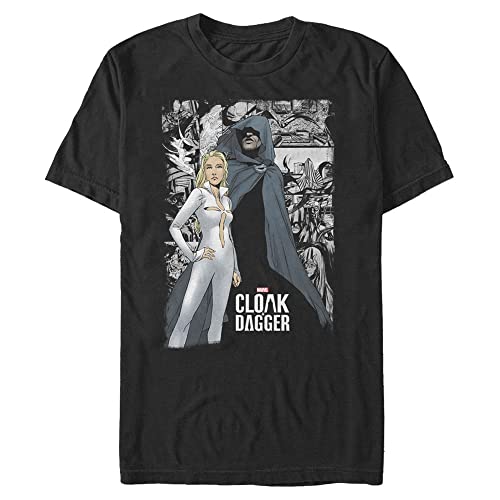 Marvel Cape et Poignard T-Shirt Homme Coupe Droite Tissu Confort