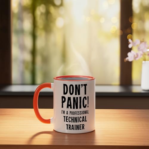 Vaso Técnico de Cerámica Naranja/Blanco miniatura 3