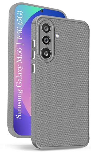 Image of Jkobi Back Cover Case for Samsung Galaxy M56 | Samsung Galaxy F56 (Liquid Silicone | Side Grip | Camera Protection)