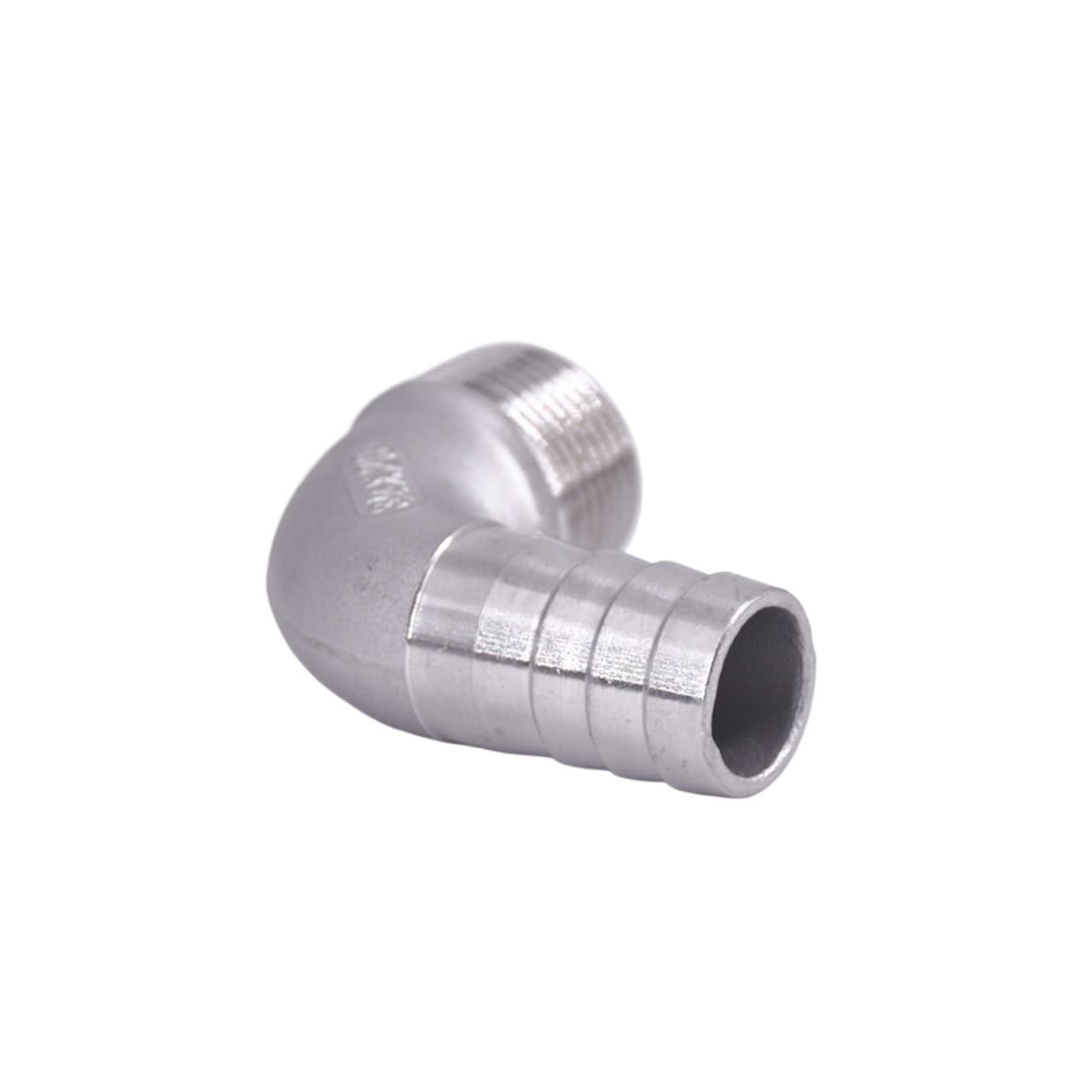 1 szt. Kolanko 90 stopni łącznik rurowy ze stali nierdzewnej 304 1/8 do 5.1 cm BSPT męski * 6 do 60 mm zaczep węża (1/2 cala * 13 mm)