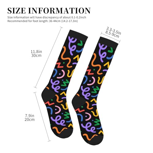 Image of Compression Socks for Women Men Circulation Graduated Supports Socks for Running Athletic Sports Nurse Travel