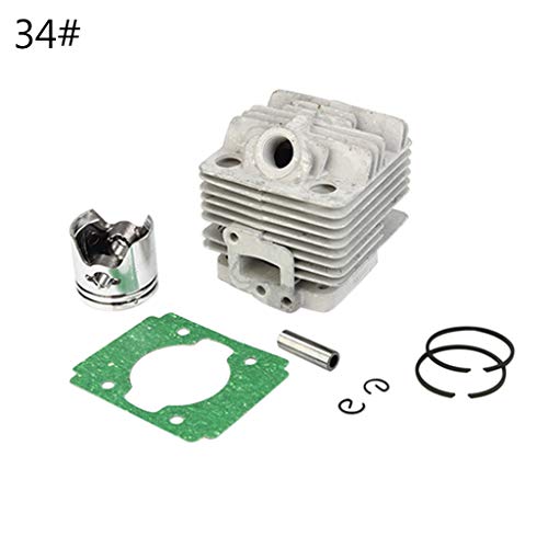JIACUO 1 Set Chainsaw Cylinder Piston Kit Hedge Trimmer Pesticide Sprayer Engine Motor