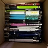 DG Collection (5lb Box Approx. 200-250 pens) Assorted Retractable Ballpoint Pens Office Ink Pen Supplies Big Bulk Lot