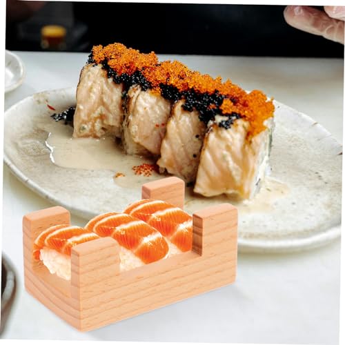 Portarrollos de sushi Cabilock de madera estilo japonés miniatura 4