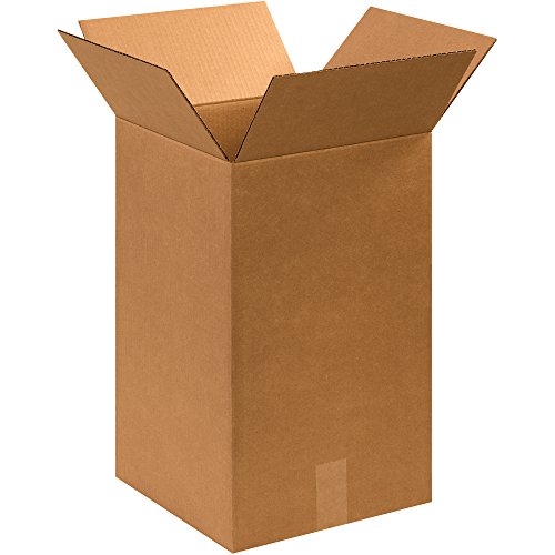 Image of PARTNERS BRAND 12 x 12 x 20 Corrugated Cardboard Boxes, Small 12 inchL x 12 inchW x 20 inchH, Pack of 25 | Shipping, Packaging, Moving, Storage Box for Home or Business, Strong Wholesale Bulk Boxes