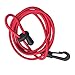 SM SunniMix Laisse Attache Pagaie Kayak,Equipement de Canne à Pêche,Cordon de Sécurité Elastique - Rouge, 120cm